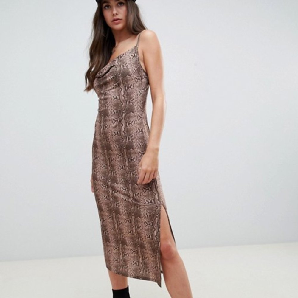 ASOS Snake Skin Maxi Dress,